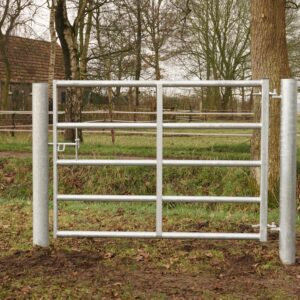 Weidepoort 5 spijlen zwaar 152 cm