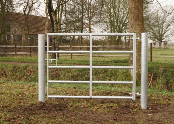 Weidepoort 5 spijlen zwaar 152 cm