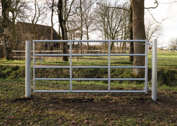 Weidepoort 5 spijlen zwaar 244 cm Weidepoort 5 spijlen zwaar 244 cm