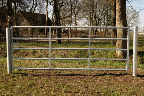 Weidepoort 5 spijlen zwaar 305 cm