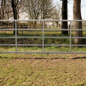 Weidepoort 5 spijlen zwaar 366 cm