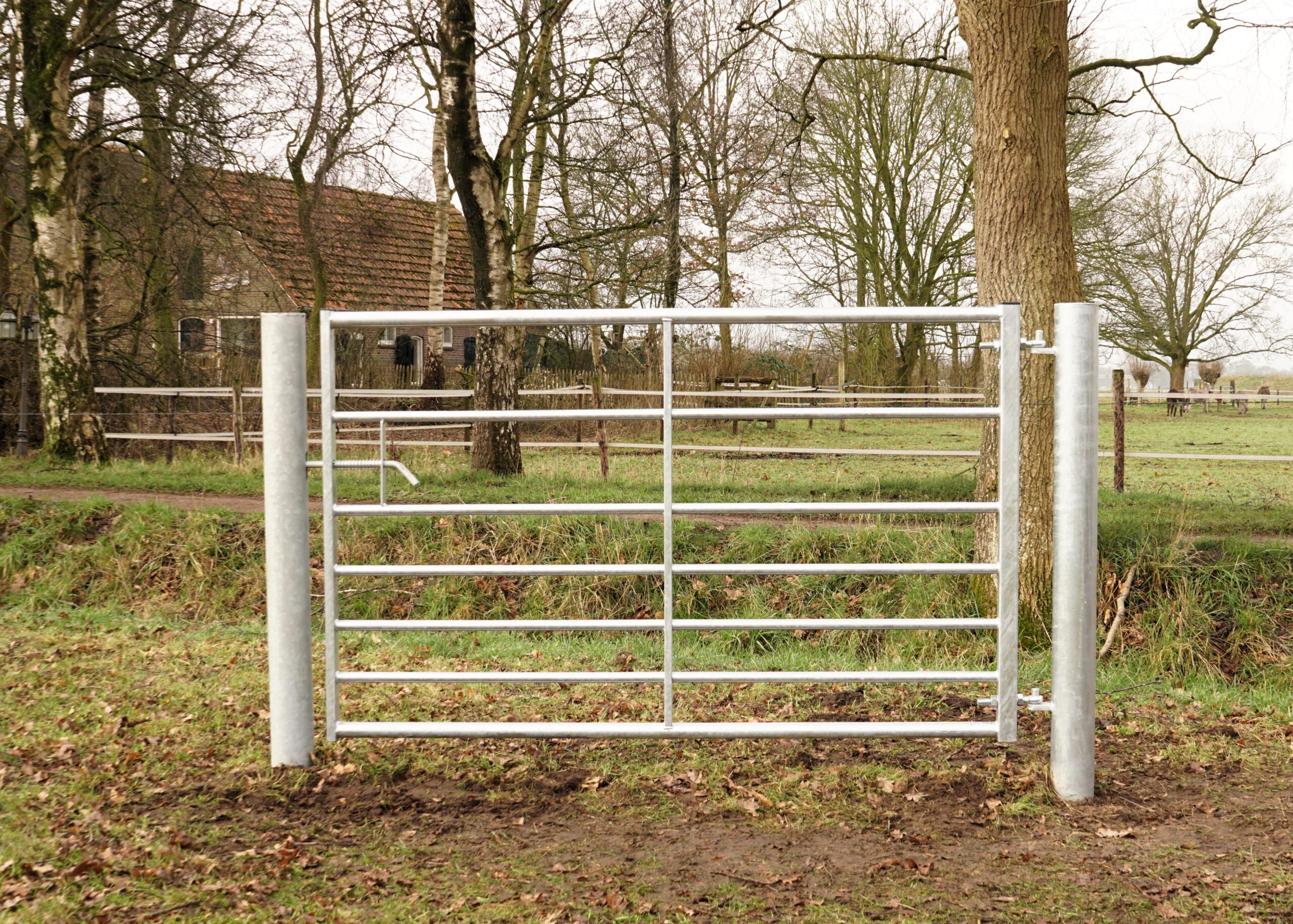 Weidepoort 7 spijlen super 183 cm