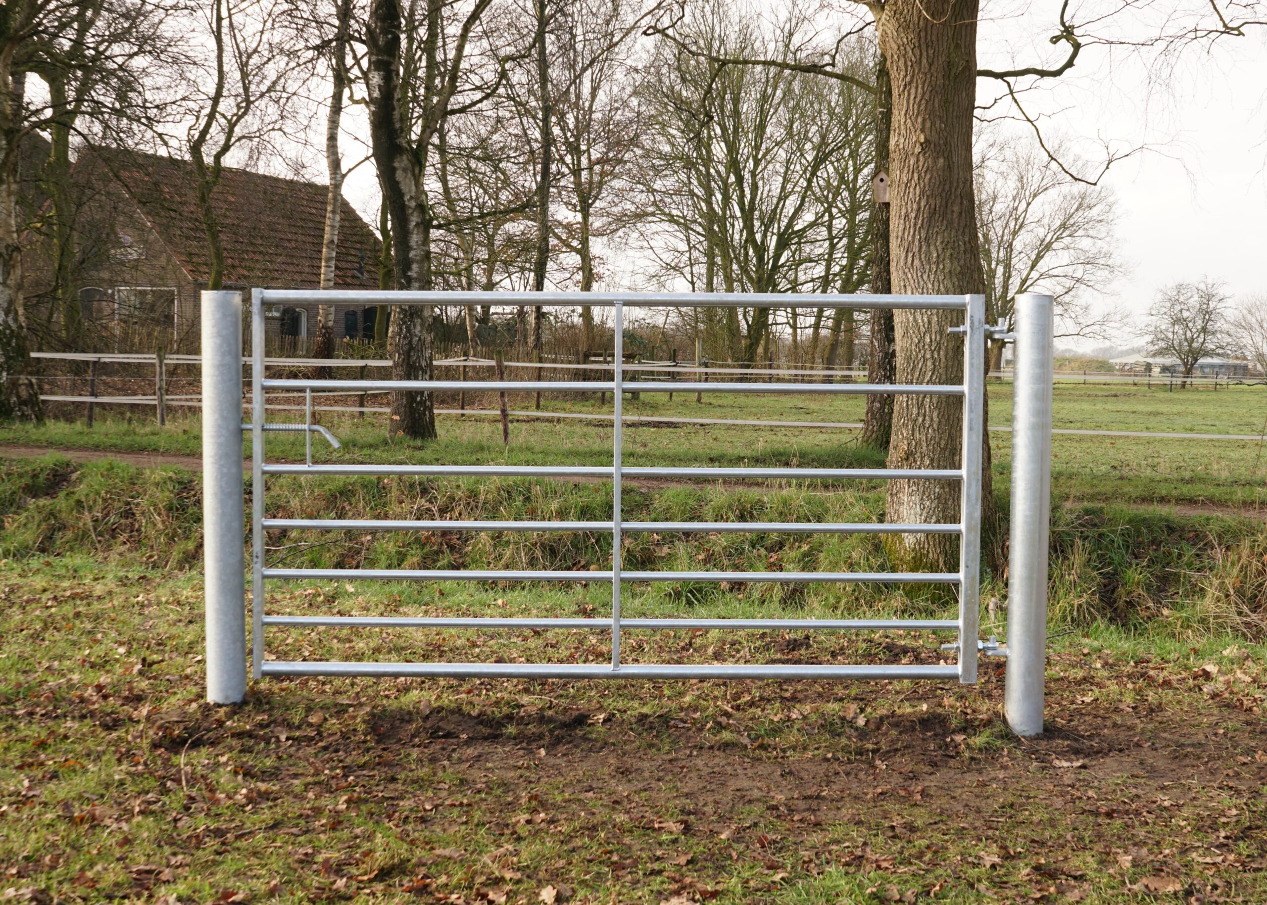 Weidepoort 7 spijlen super 213 cm