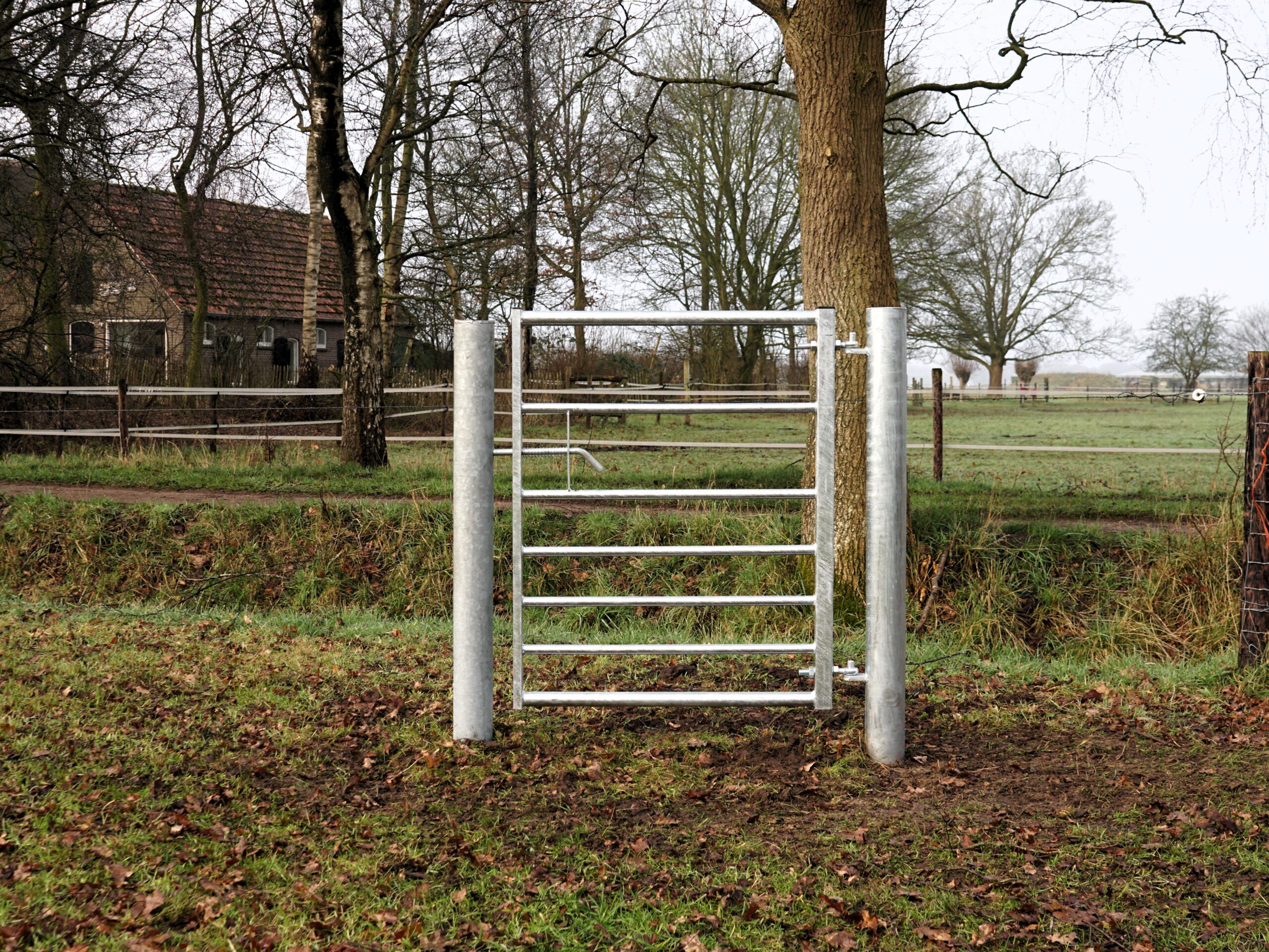 Weidepoort 7 spijlen super 91 cm